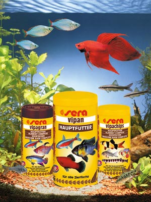 Bob's Tropical Fish carries complete line of Sera Fish Foods