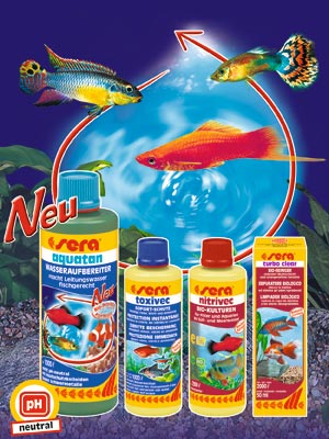 Bob's Tropical Fish offers full line of Sera Water Conditioners